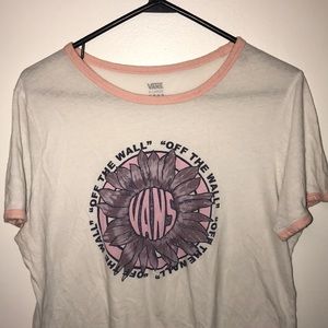 Vans off the wall sunflower shirt